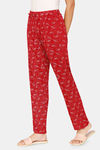 Coucou Woven Pyjama - Beet Red — thumbnail 2